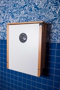 Puslebord Robust bøk/hvid